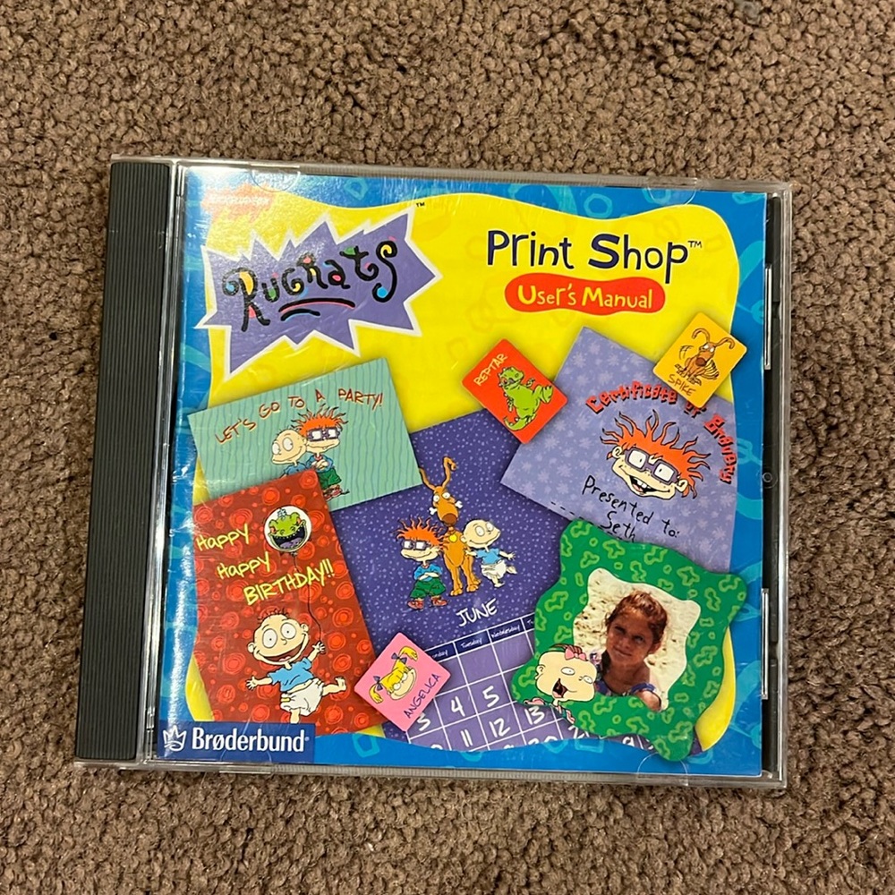HP 🎉 Rugrats Print shop PC game